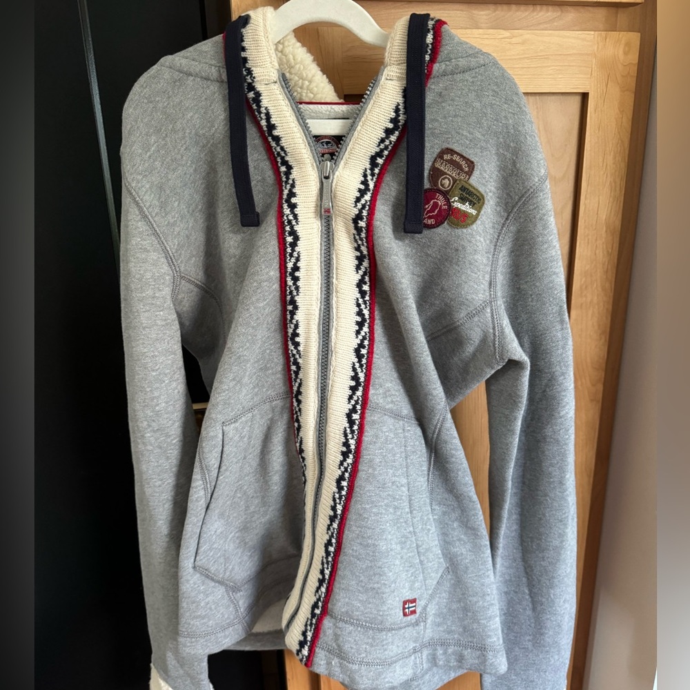 Napapijri x Antarctic Research Program Zip Up Fleece Jacket